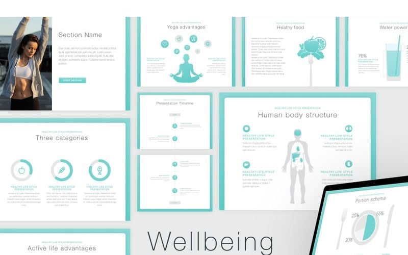 wellbeing powerpoint template original