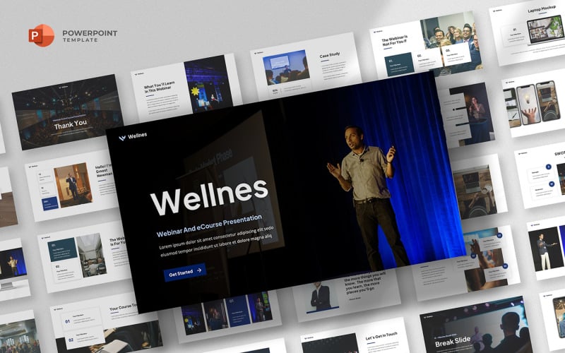 wellnes webinar amp ecourse powerpoint template original