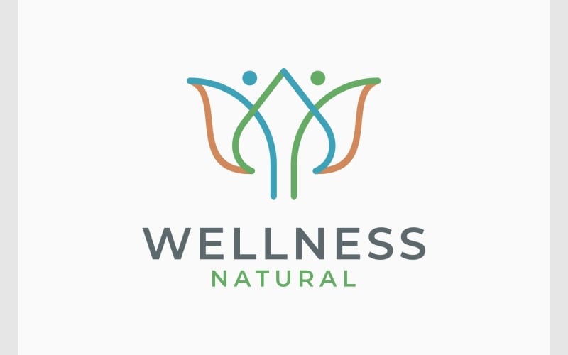 wellness natural blossom logo original