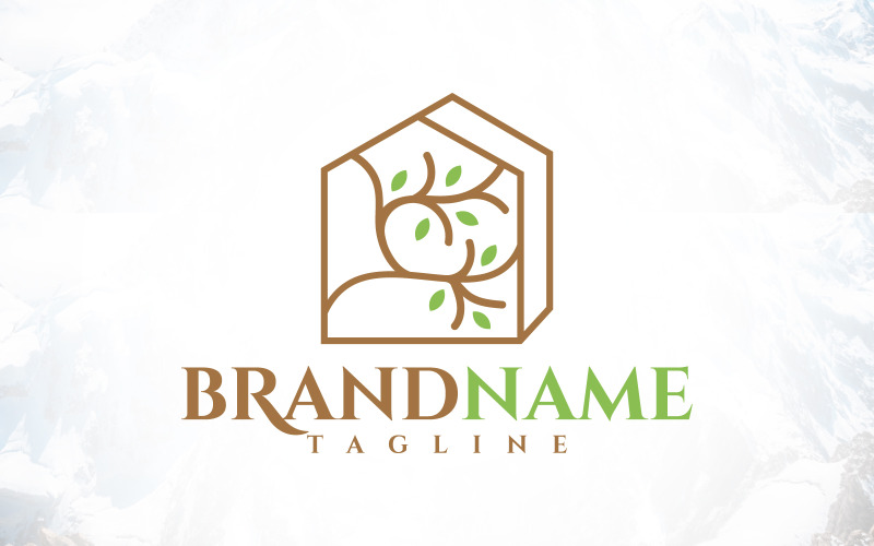 wellness tree house logo design original