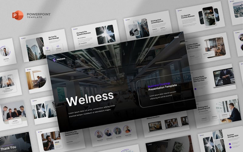 welness business strategy powerpoint template original