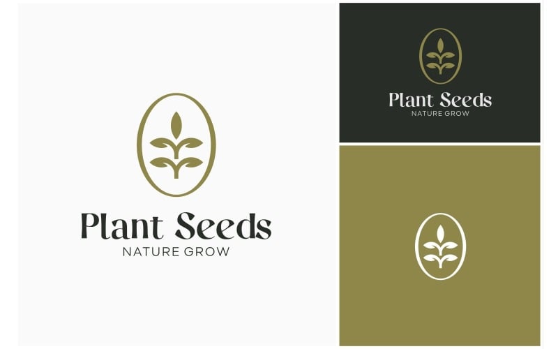 wheat grain plant seed logo original