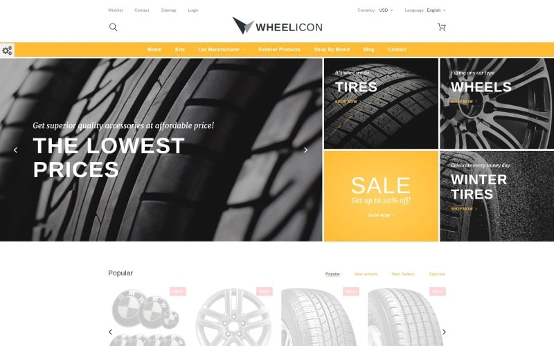 wheelicon prestashop theme original