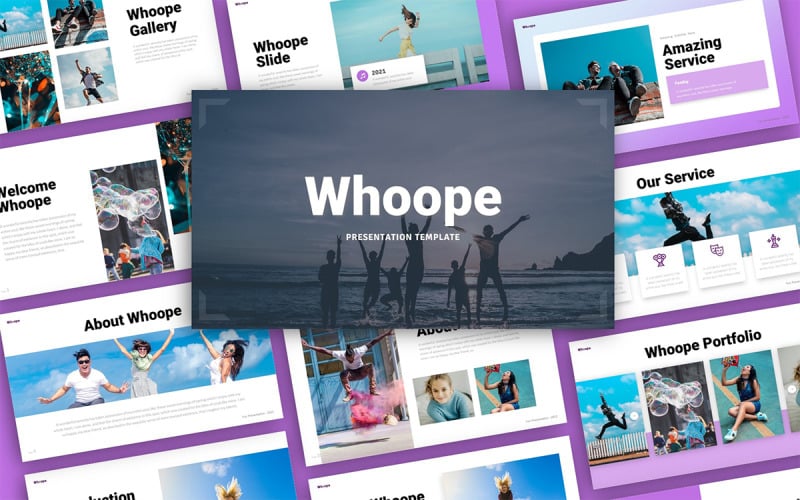 whoope fun presentation template original