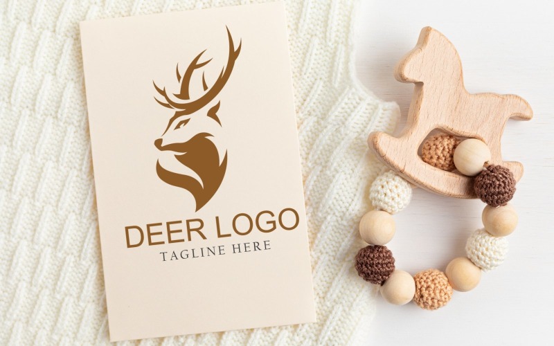wild life deer logo template original