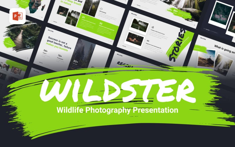 wildster creative wild photography powerpoint template original