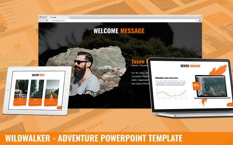 wildwalker adventure powerpoint template original