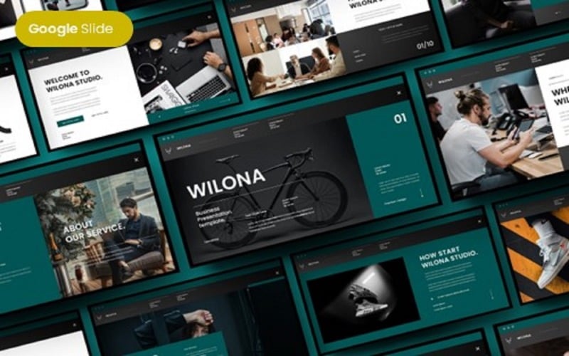 wilona business powerpoint template original