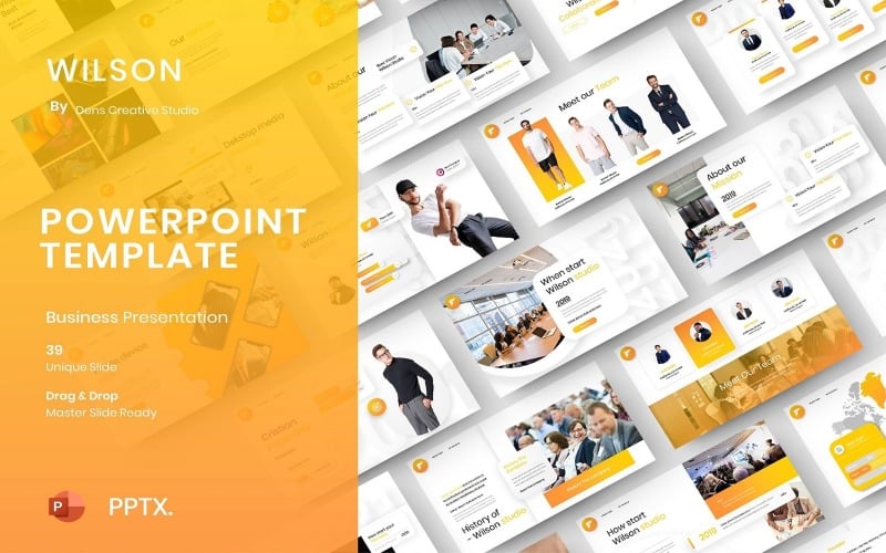wilson business powerpoint template original