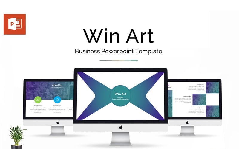 win art business presentation powerpoint template original