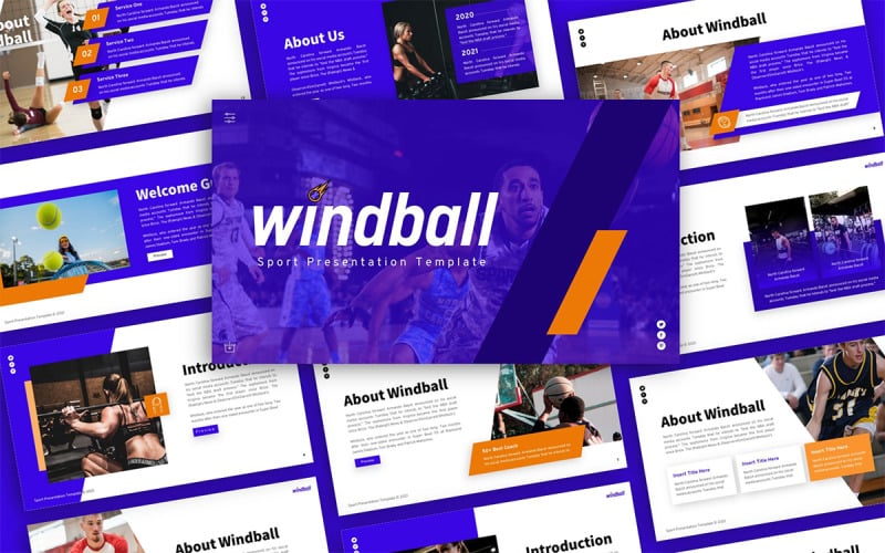 windball sport multipurpose powerpoint presentation template original