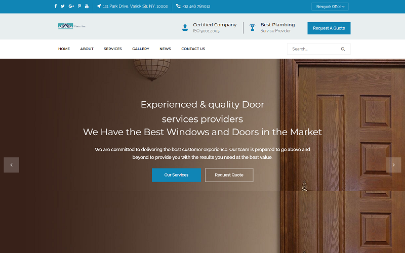 window door services html templates original
