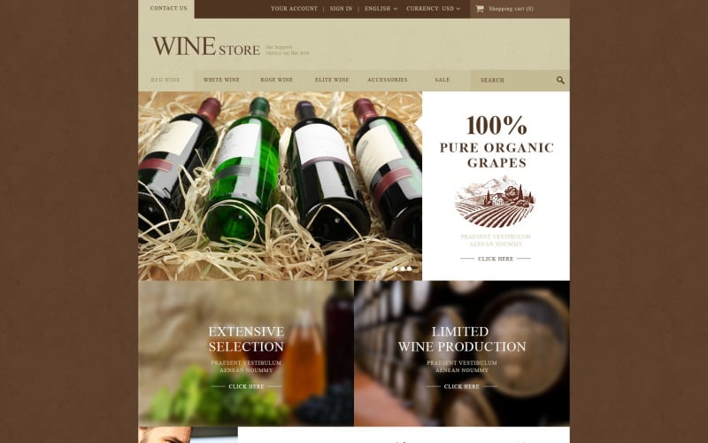 wine store prestashop theme original