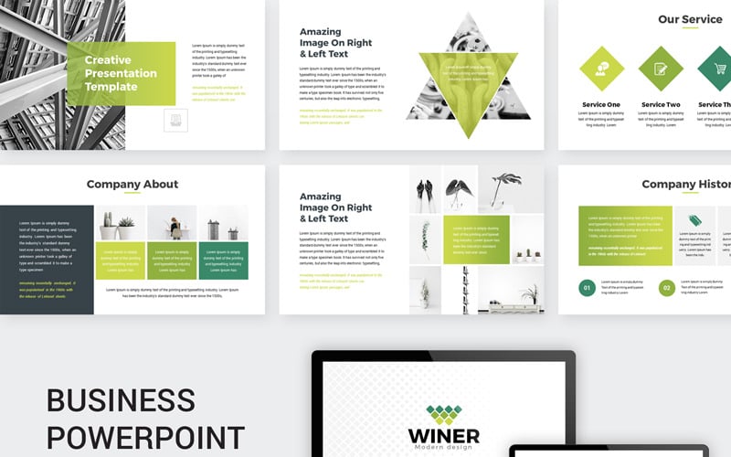 winer powerpoint template original