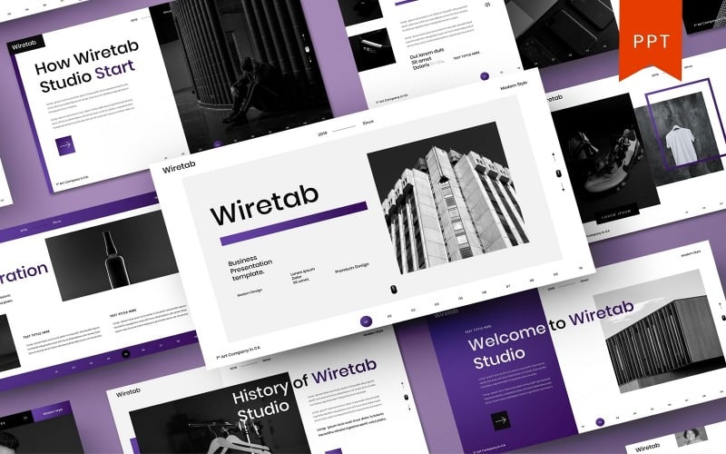 wiretab business powerpoint template original