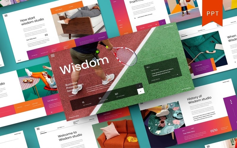 wisdom business powerpoint template original