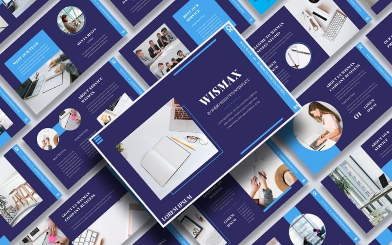 wismax business powerpoint template original