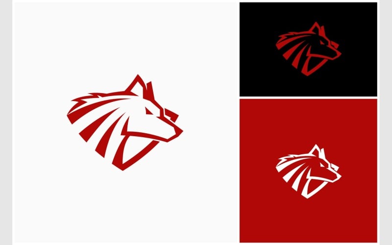 wolf shield security logo original