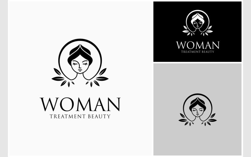 woman treatment beauty spa logo original