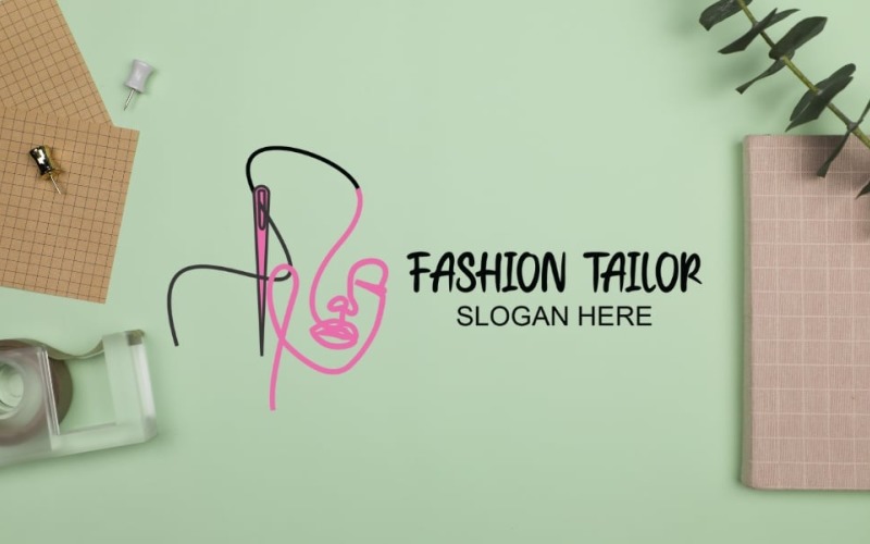 womens fashion logo template original