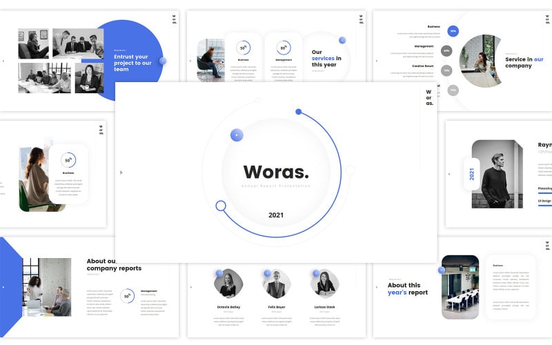 woras annual report powerpoint original