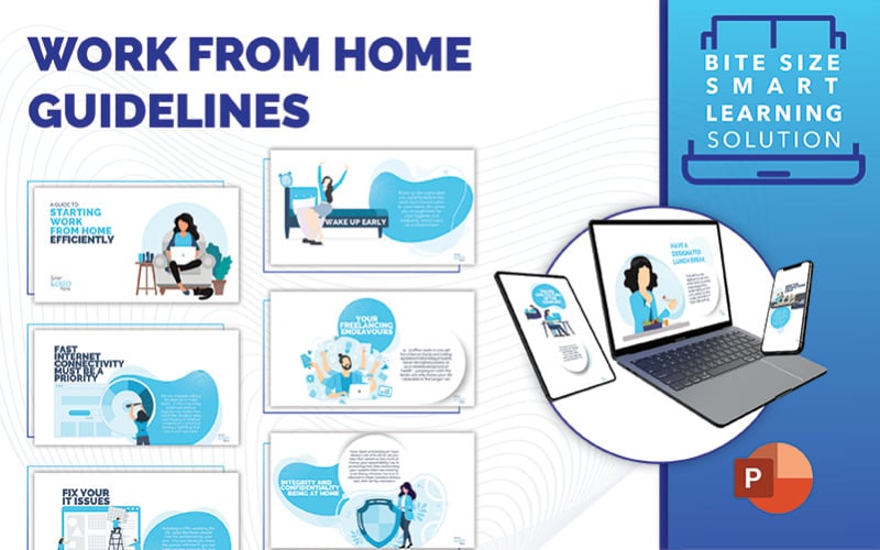 work from home guidelines ppt powerpoint template original