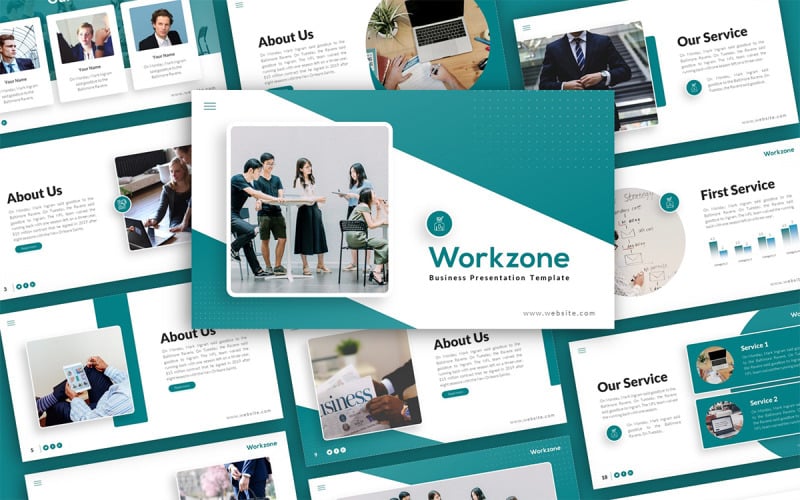 workzone business multipurpose powerpoint presentation template original