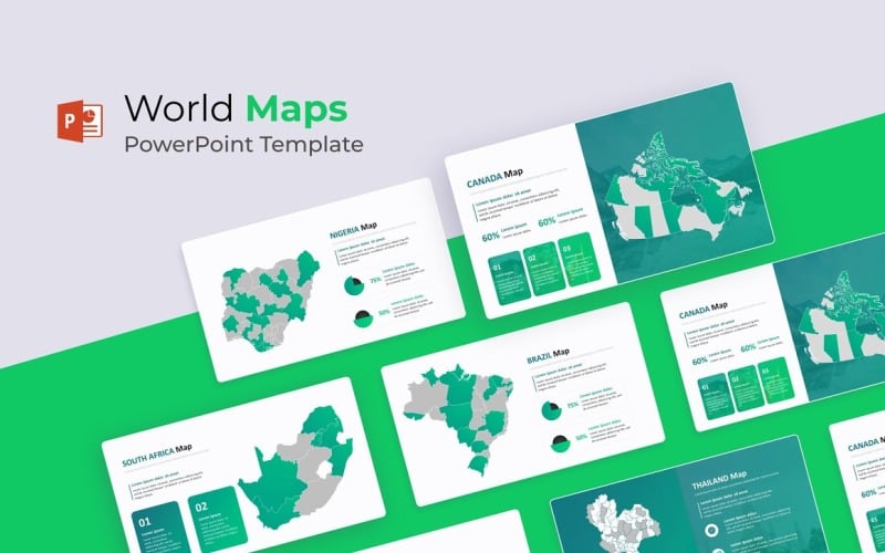 world map editable globe ppt powerpoint template original