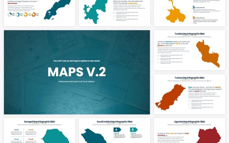 world maps v powerpoint infographics original