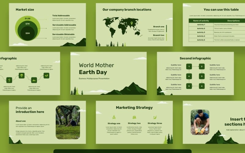 world mother earth day powerpoint original