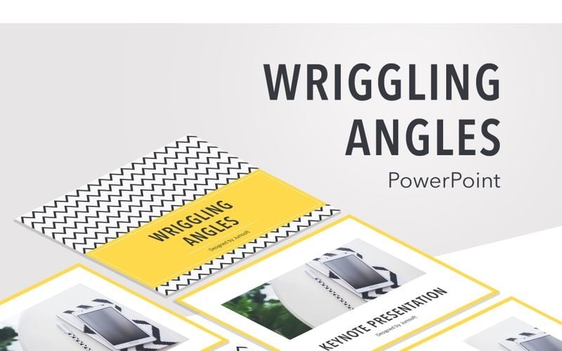 wriggling angles powerpoint template original