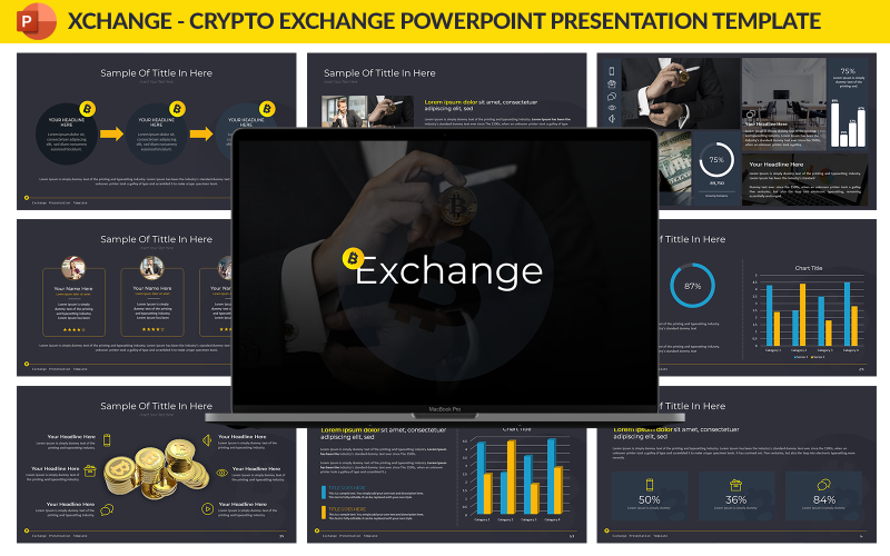 xchange crypto exchange presentation template original