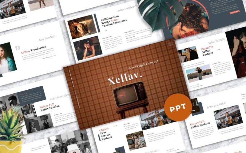 xellav fashion powerpoint template original