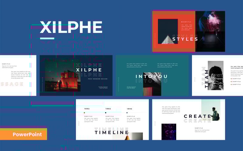 xilphe modern powerpoint template original