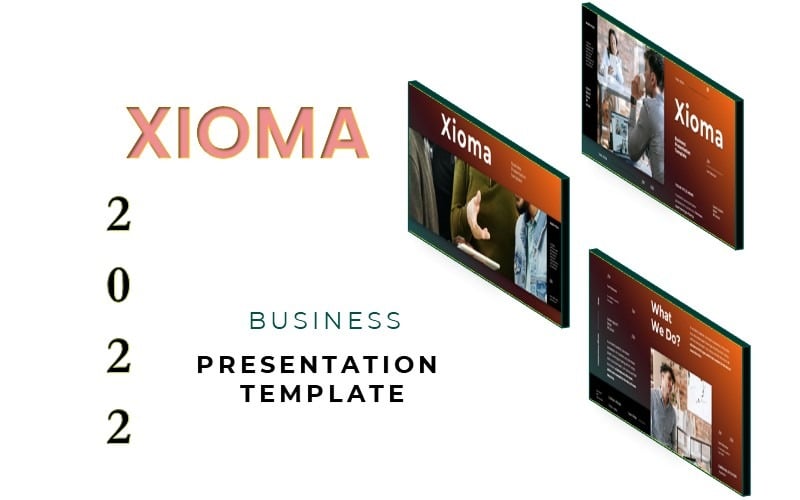 xioma business presentation powerpoint template original