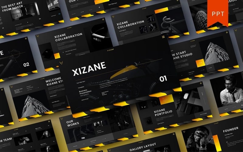 xizane business powerpoint template original