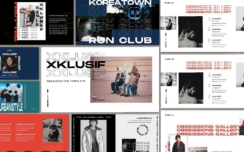 xklusif presentation powerpoint template original