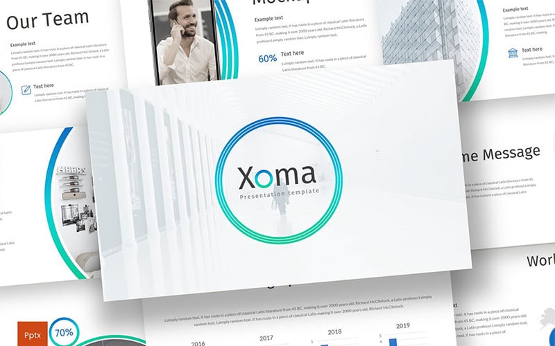 xoma powerpoint template original