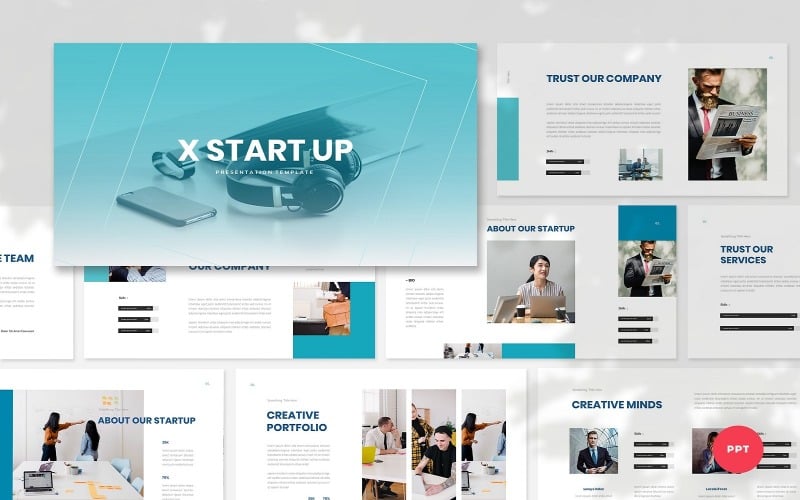xstartup startup powerpoint template original