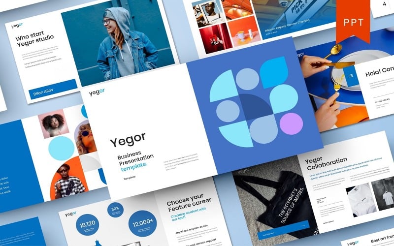 yegor business powerpoint template original