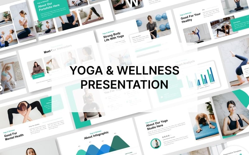 yoga amp wellness powerpoint template presentation original