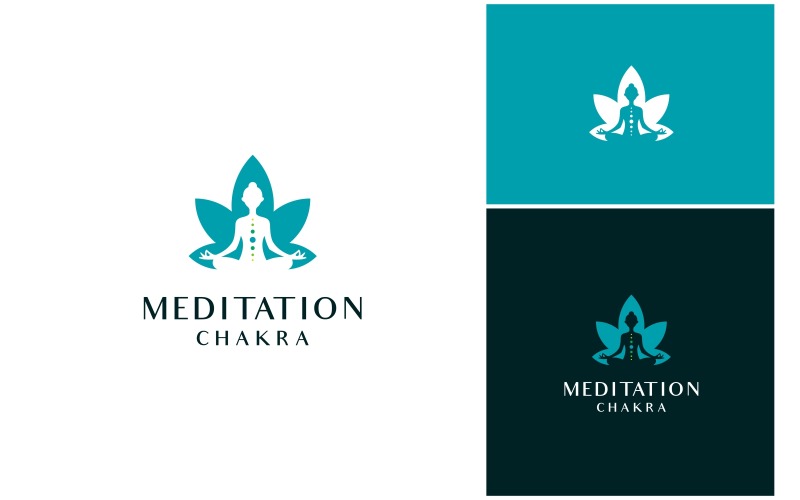 yoga meditation chakra reiki logo original