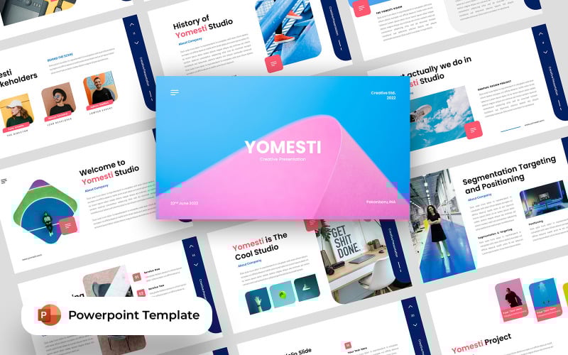 yomesti business creative presentation powerpoint template original