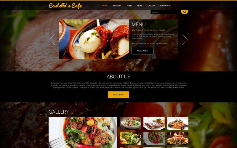 your restaurant joomla template original