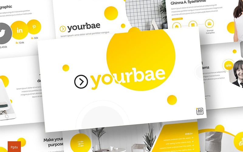 yourbae powerpoint template original