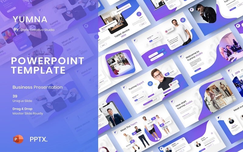 yumna business powerpoint template original