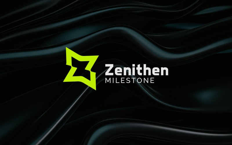 z m w letter brand mark logo design template original