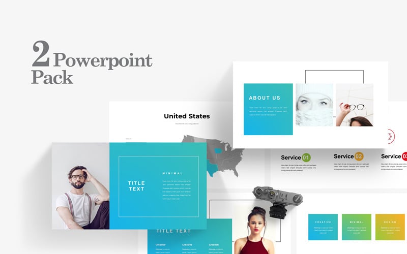 zabra creative minimal business powerpoint template original