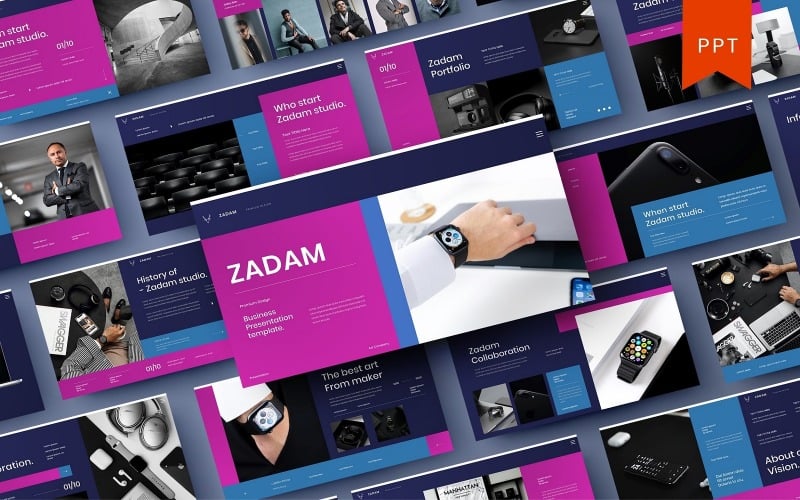 zadam business powerpoint template original