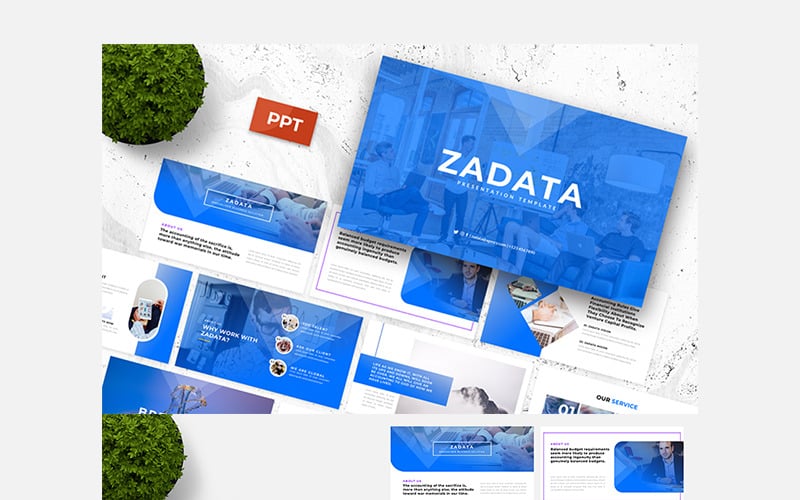 zadata creative business presentation powerpoint template original